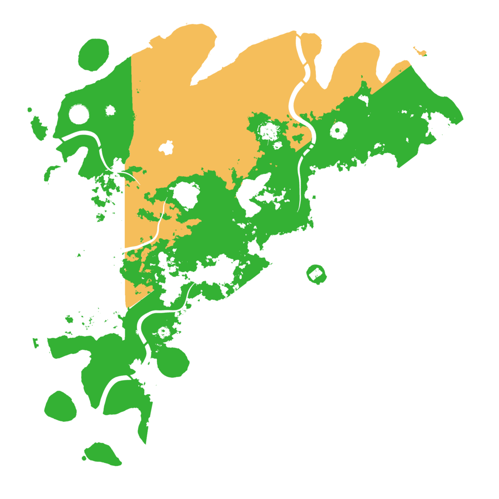 Biome Rust Map: Procedural Map, Size: 4400, Seed: 56319402
