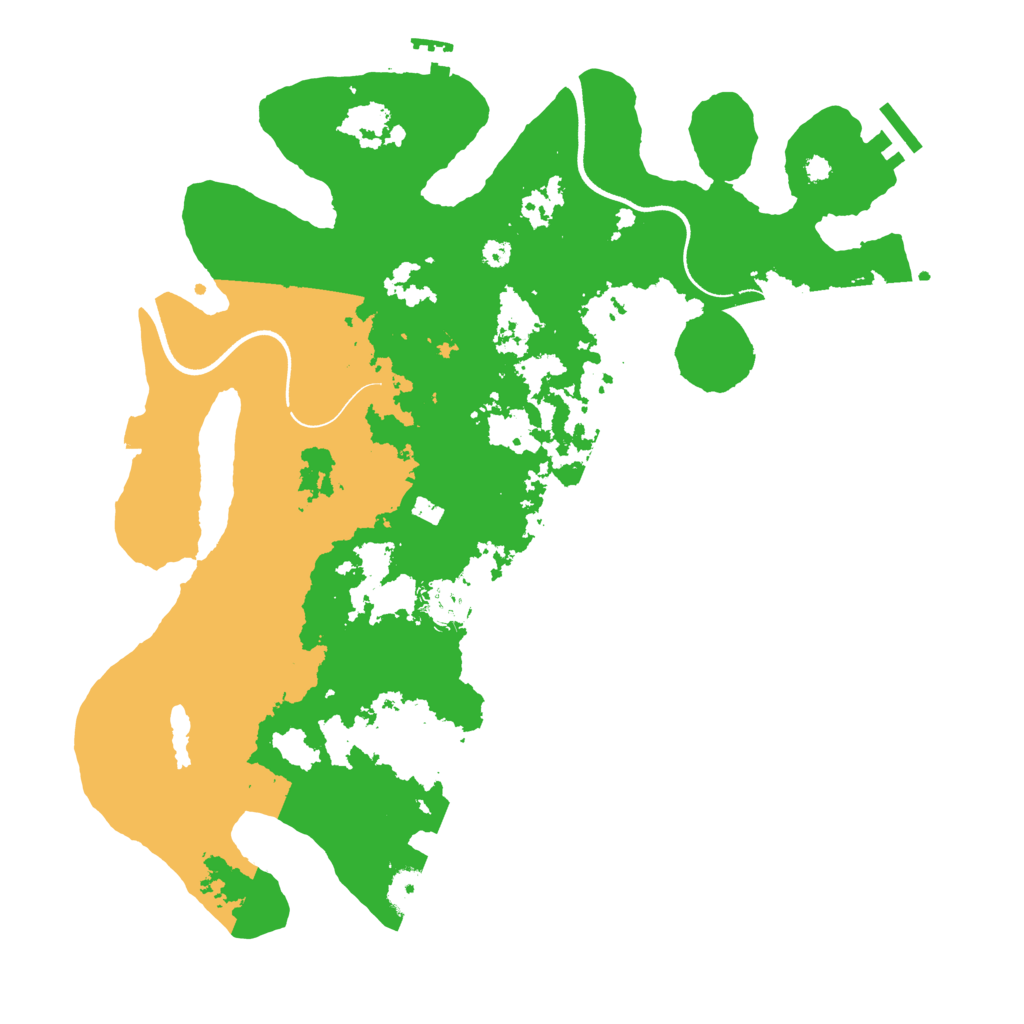 Biome Rust Map: Procedural Map, Size: 3650, Seed: 30260394