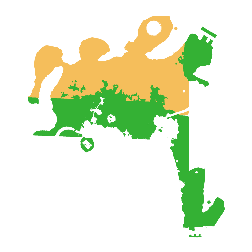 Biome Rust Map: Procedural Map, Size: 3000, Seed: 5451