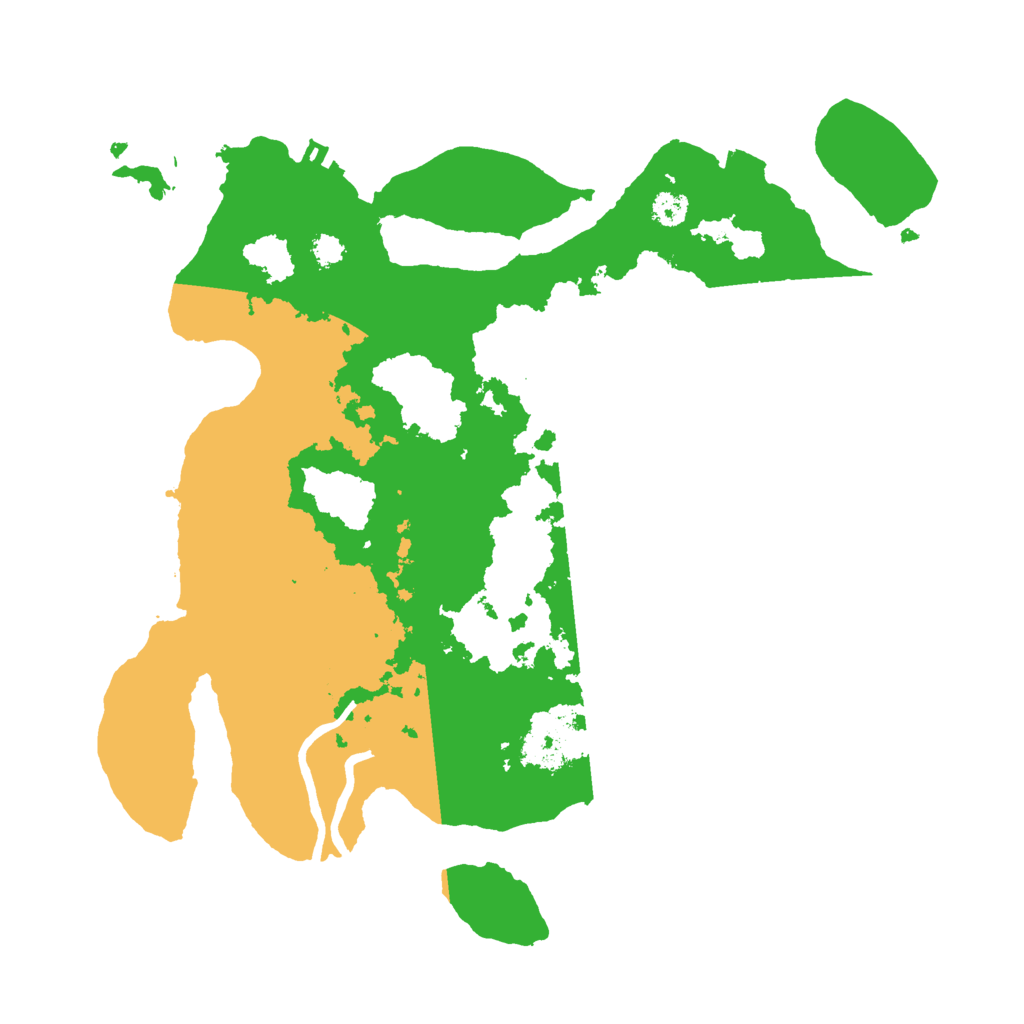 Biome Rust Map: Procedural Map, Size: 3000, Seed: 2043743963