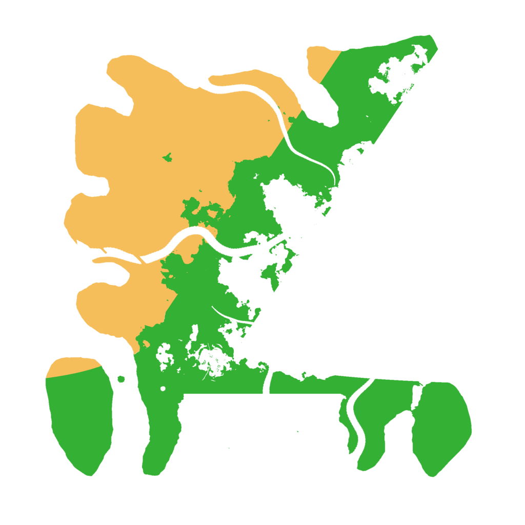 Biome Rust Map: Procedural Map, Size: 3000, Seed: 538285280