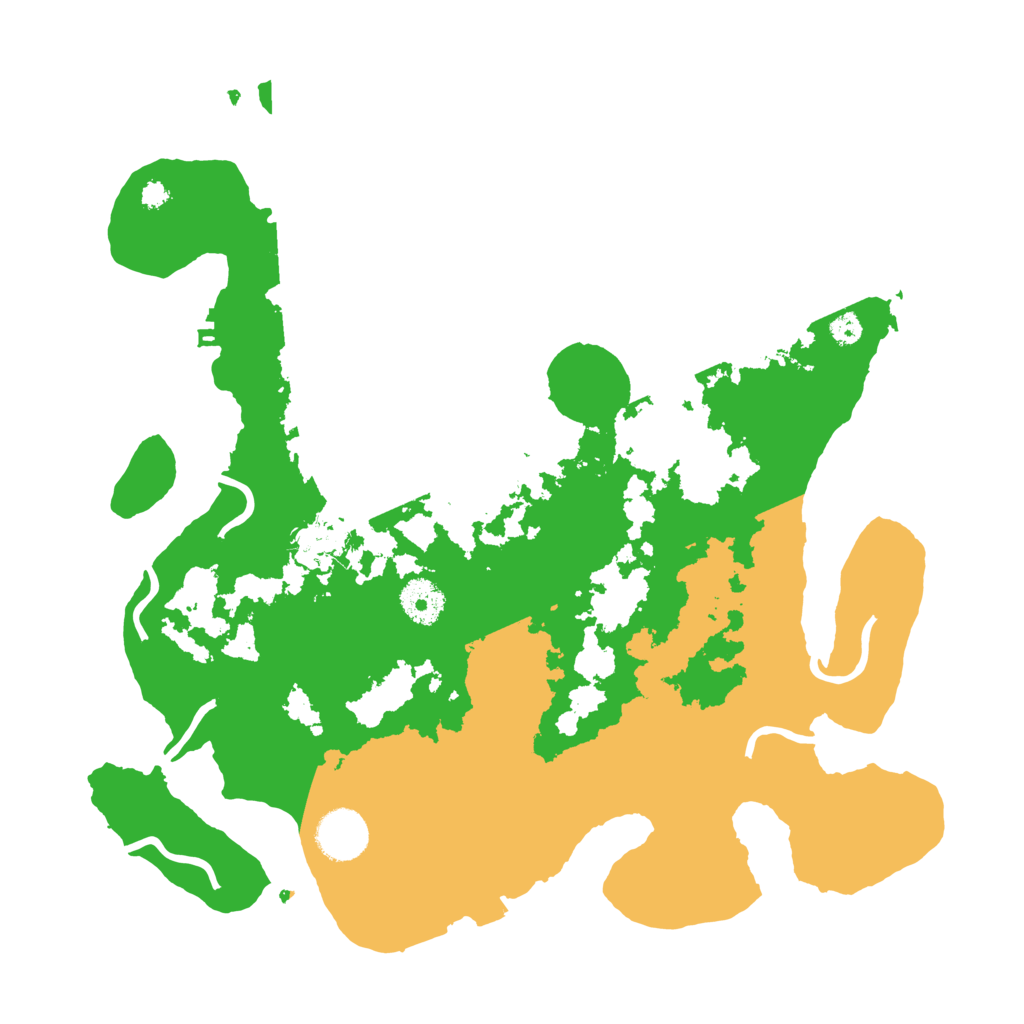 Biome Rust Map: Procedural Map, Size: 3500, Seed: 923353398