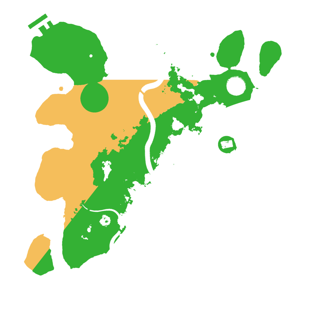 Biome Rust Map: Procedural Map, Size: 3000, Seed: 1835042