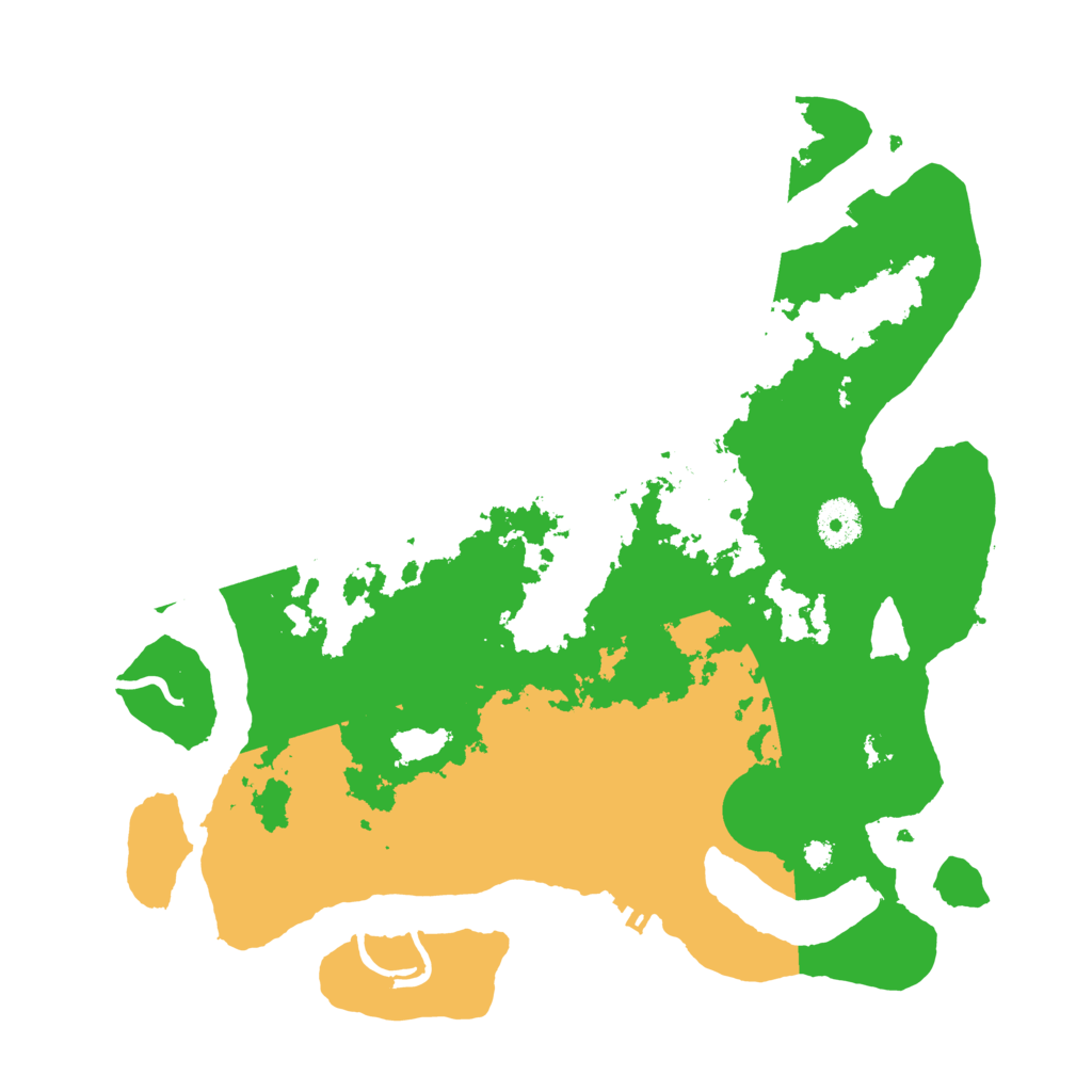 Biome Rust Map: Procedural Map, Size: 3500, Seed: 1726448721