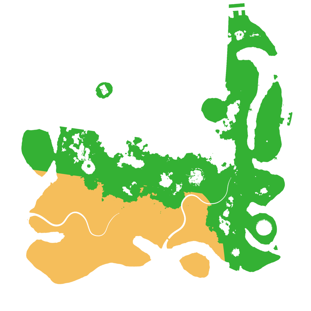 Biome Rust Map: Procedural Map, Size: 3500, Seed: 2110964768