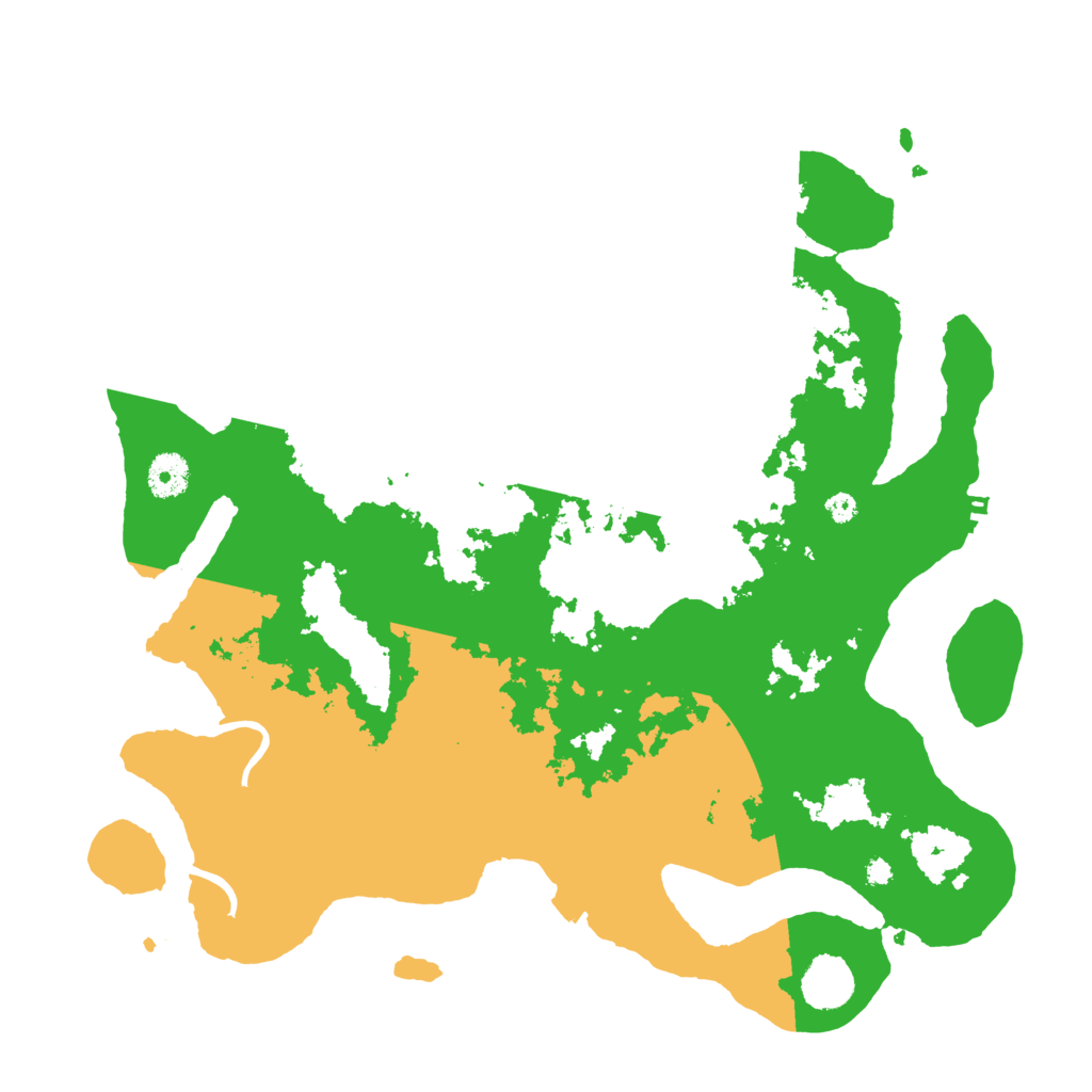 Biome Rust Map: Procedural Map, Size: 3800, Seed: 14063884