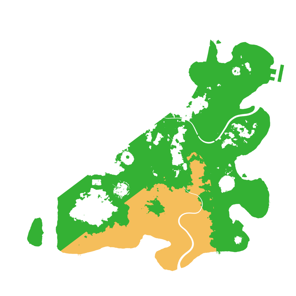 Biome Rust Map: Procedural Map, Size: 3450, Seed: 46061090