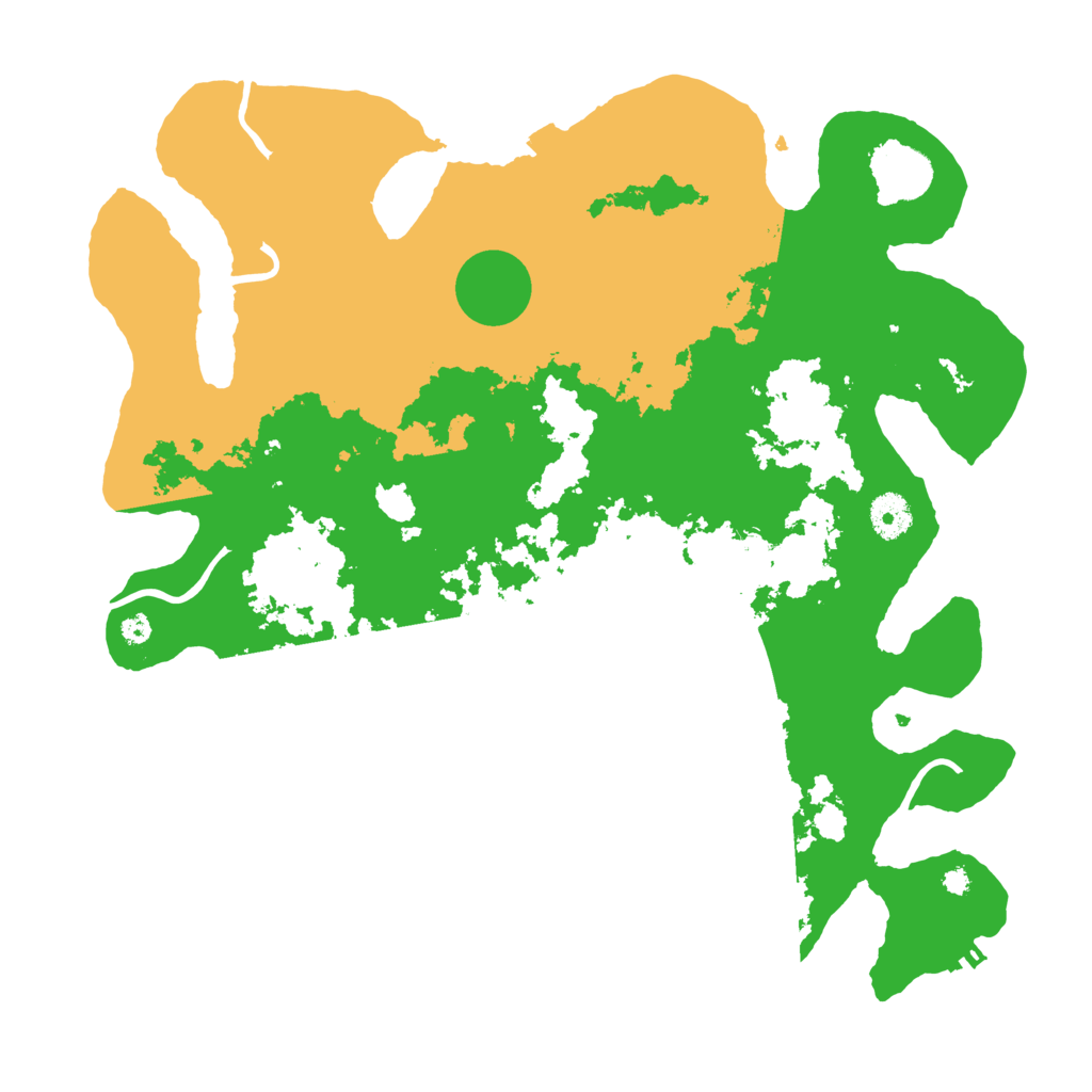 Biome Rust Map: Procedural Map, Size: 3800, Seed: 52707804