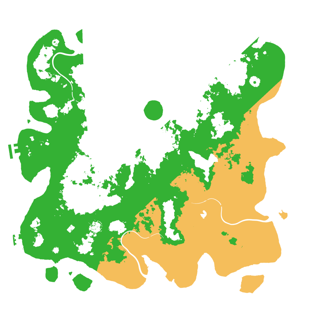 Biome Rust Map: Procedural Map, Size: 4400, Seed: 43326509