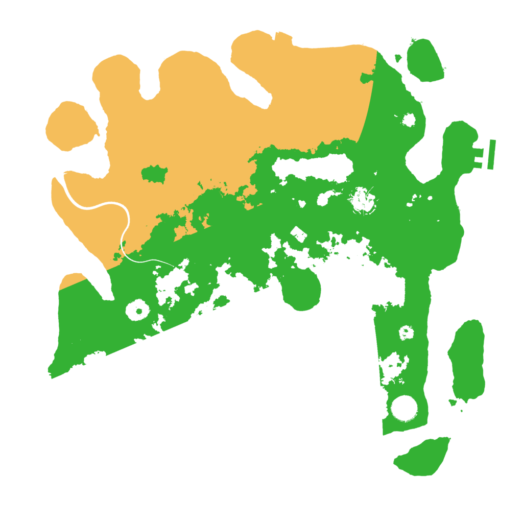 Biome Rust Map: Procedural Map, Size: 3550, Seed: 41187149