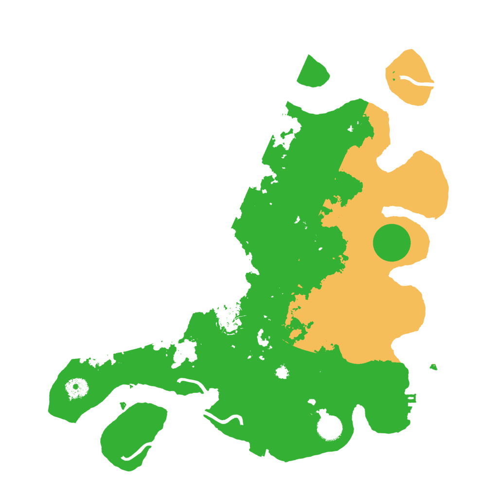 Biome Rust Map: Procedural Map, Size: 3500, Seed: 34534