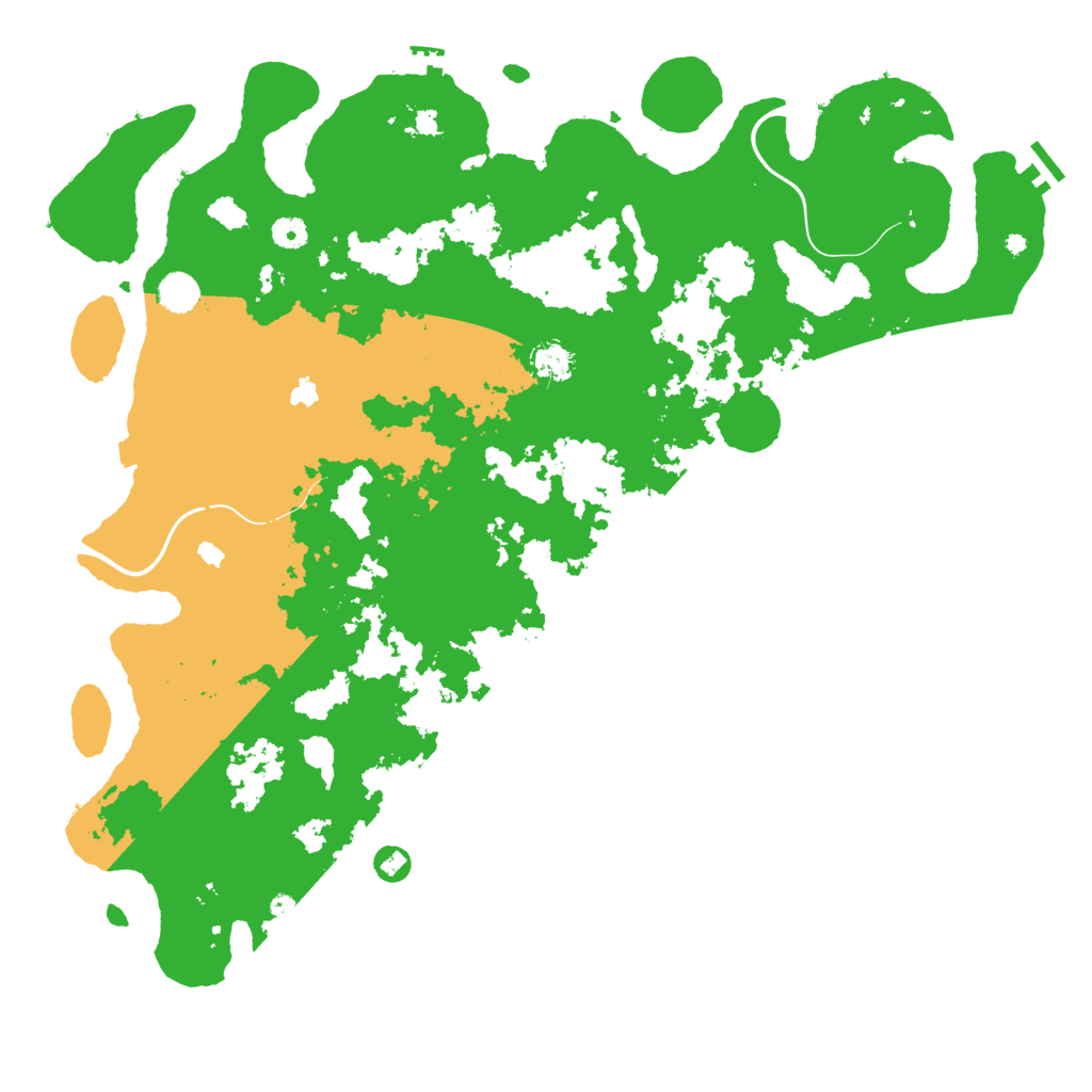 Biome Rust Map: Procedural Map, Size: 4800, Seed: 34216