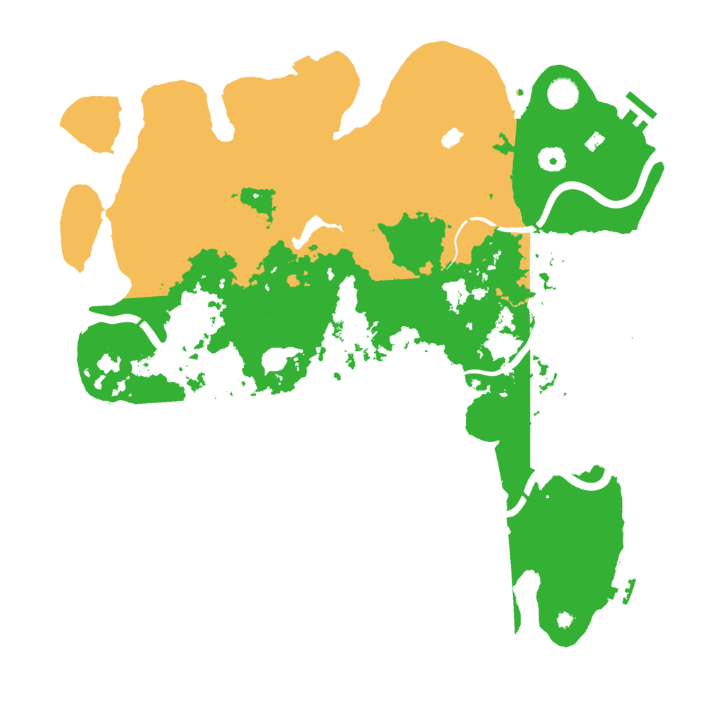 Biome Rust Map: Procedural Map, Size: 4000, Seed: 123123558