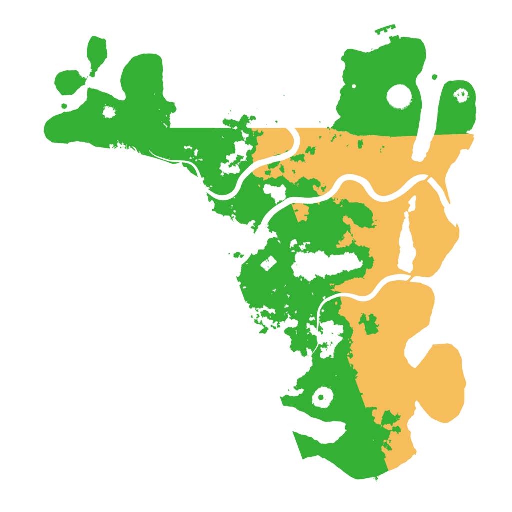 Biome Rust Map: Procedural Map, Size: 3700, Seed: 1948961965