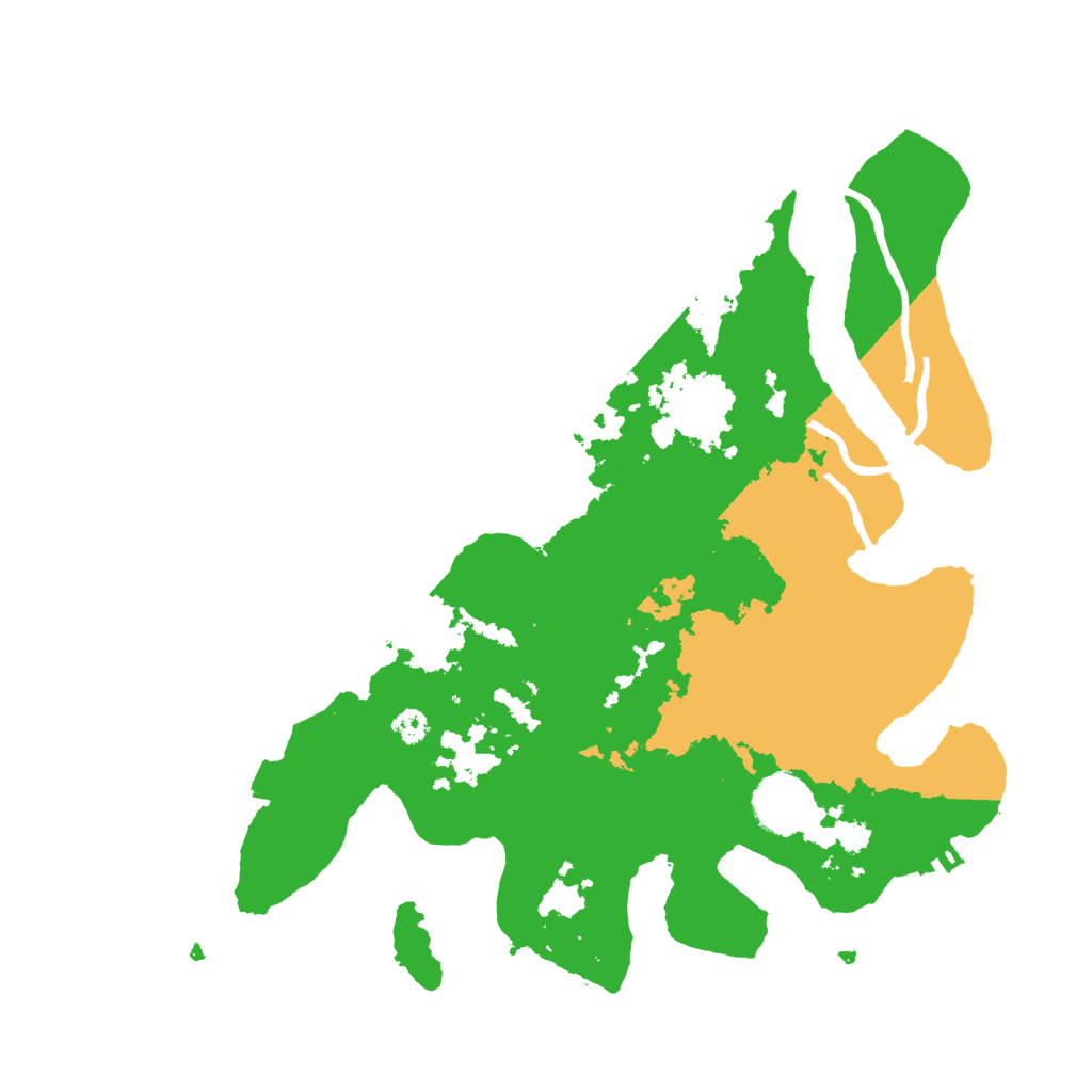 Biome Rust Map: Procedural Map, Size: 3250, Seed: 575585547