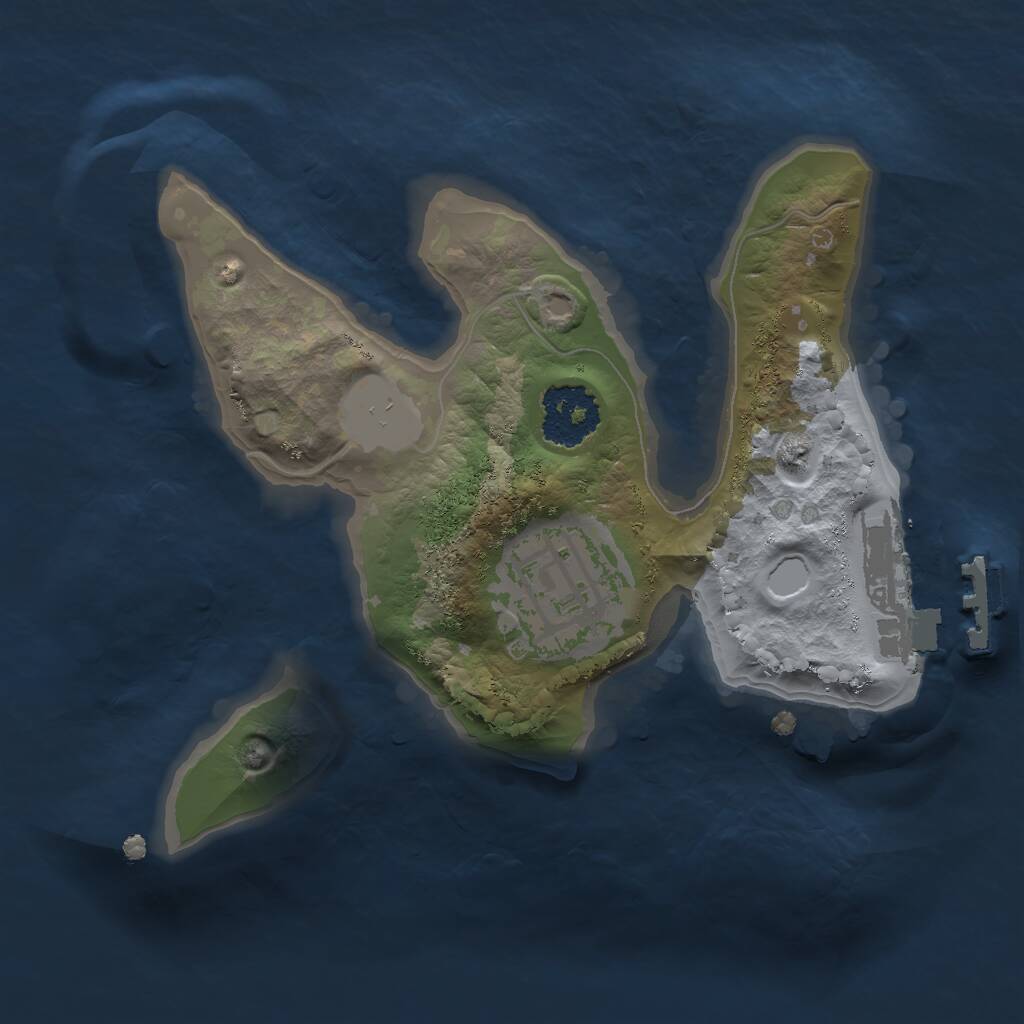 Rust Map: Procedural Map, Size: 1700, Seed: 751793106, 3 Monuments