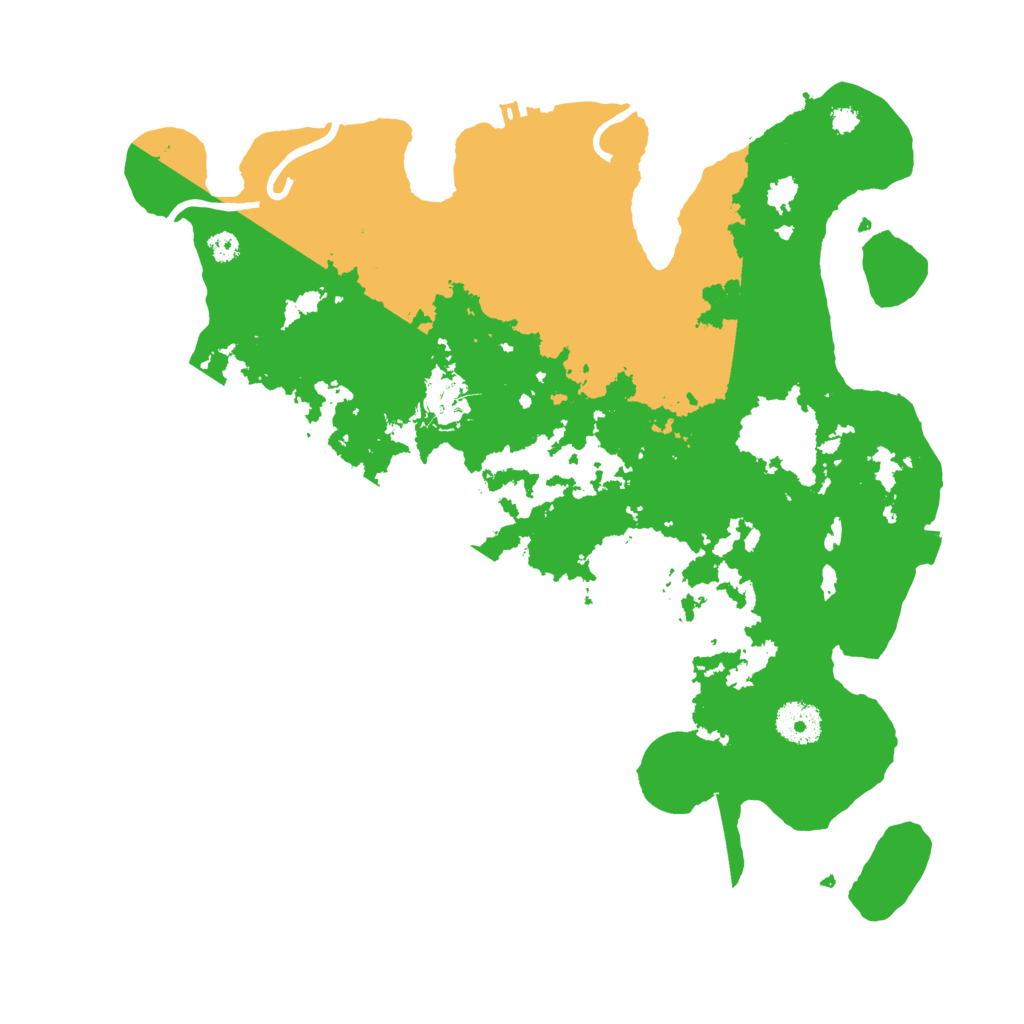 Biome Rust Map: Procedural Map, Size: 3500, Seed: 1150459807