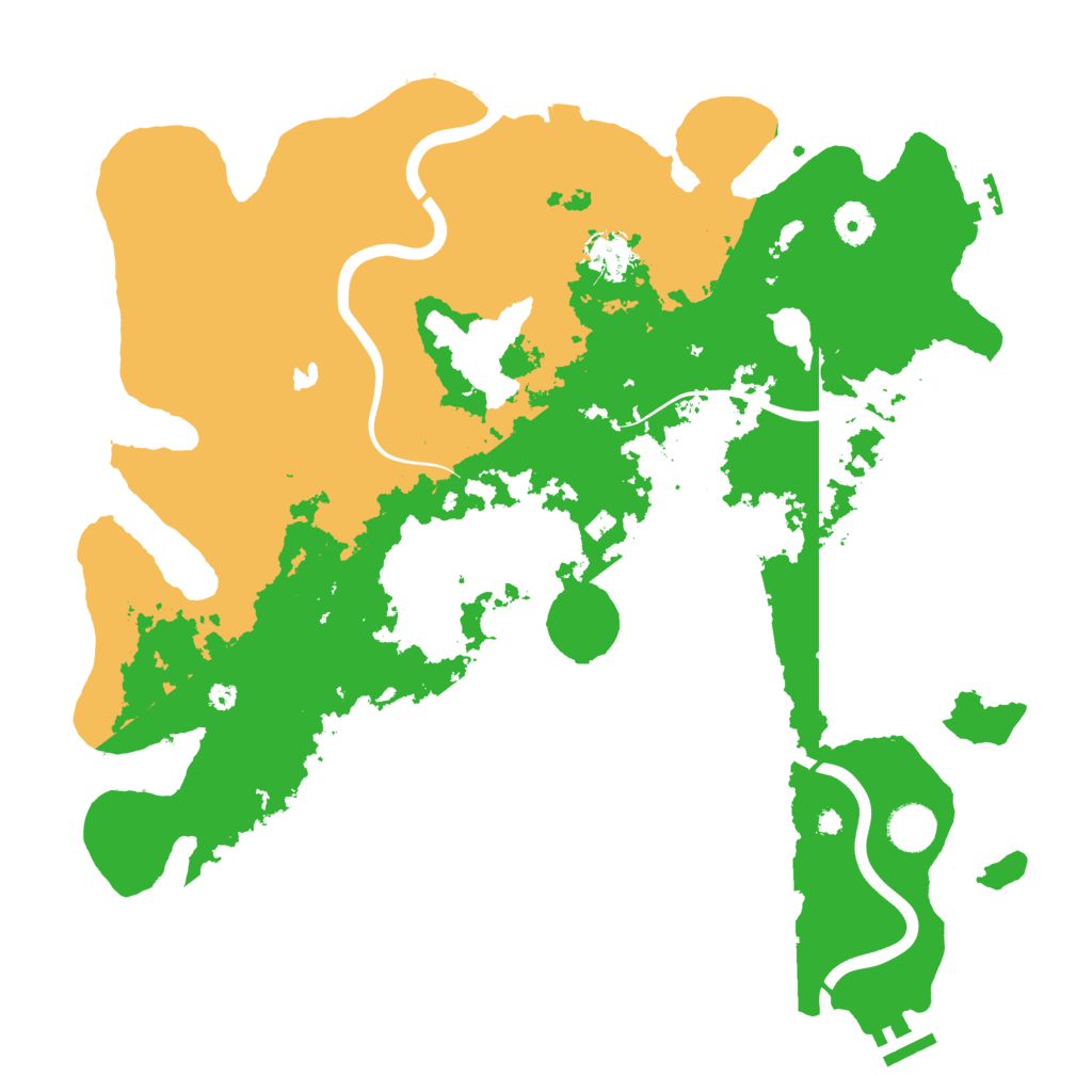 Biome Rust Map: Procedural Map, Size: 4000, Seed: 55279370