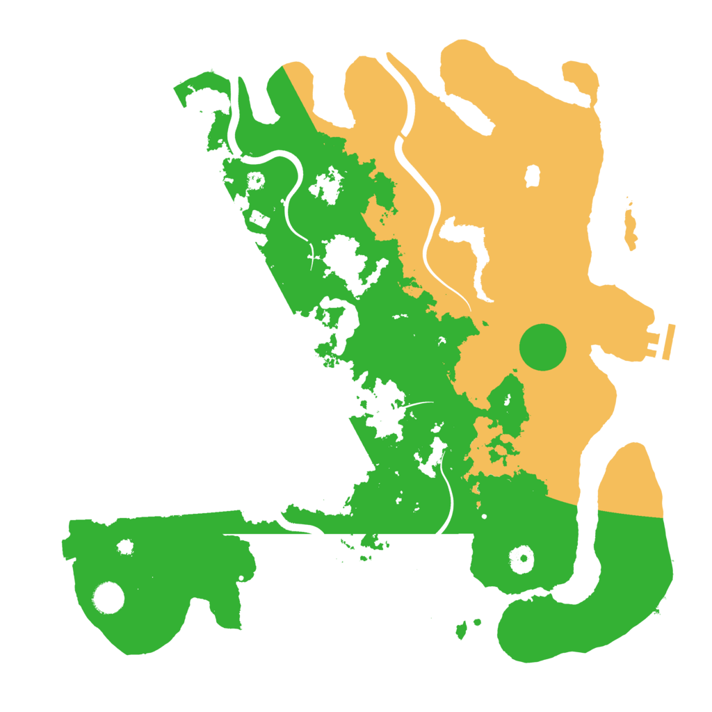 Biome Rust Map: Procedural Map, Size: 4000, Seed: 38877316