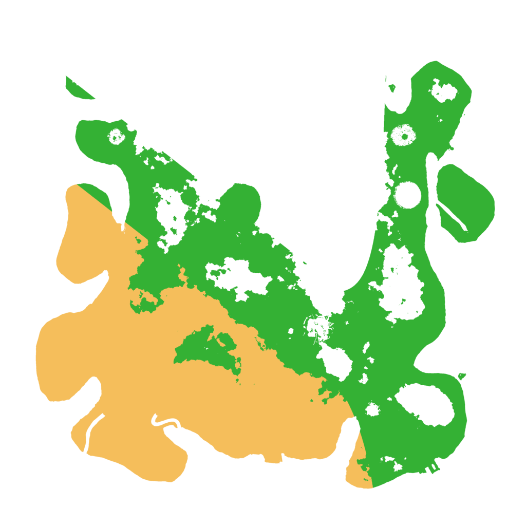 Biome Rust Map: Procedural Map, Size: 3500, Seed: 45909731