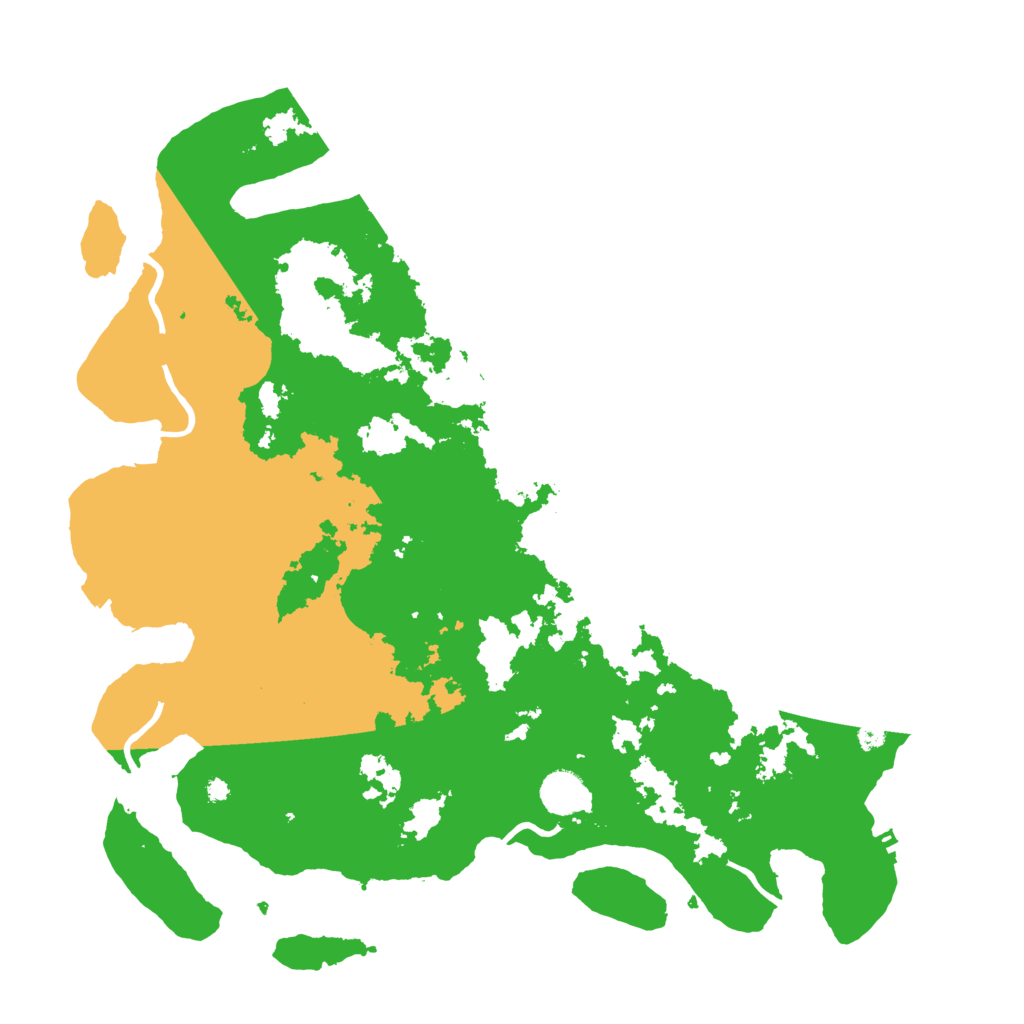Biome Rust Map: Procedural Map, Size: 4100, Seed: 85191011