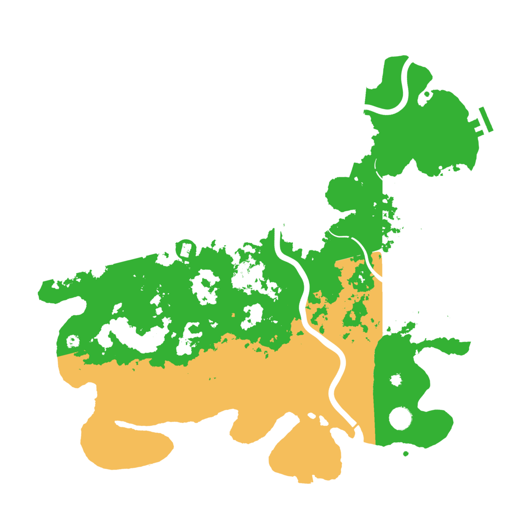 Biome Rust Map: Procedural Map, Size: 3950, Seed: 19525059