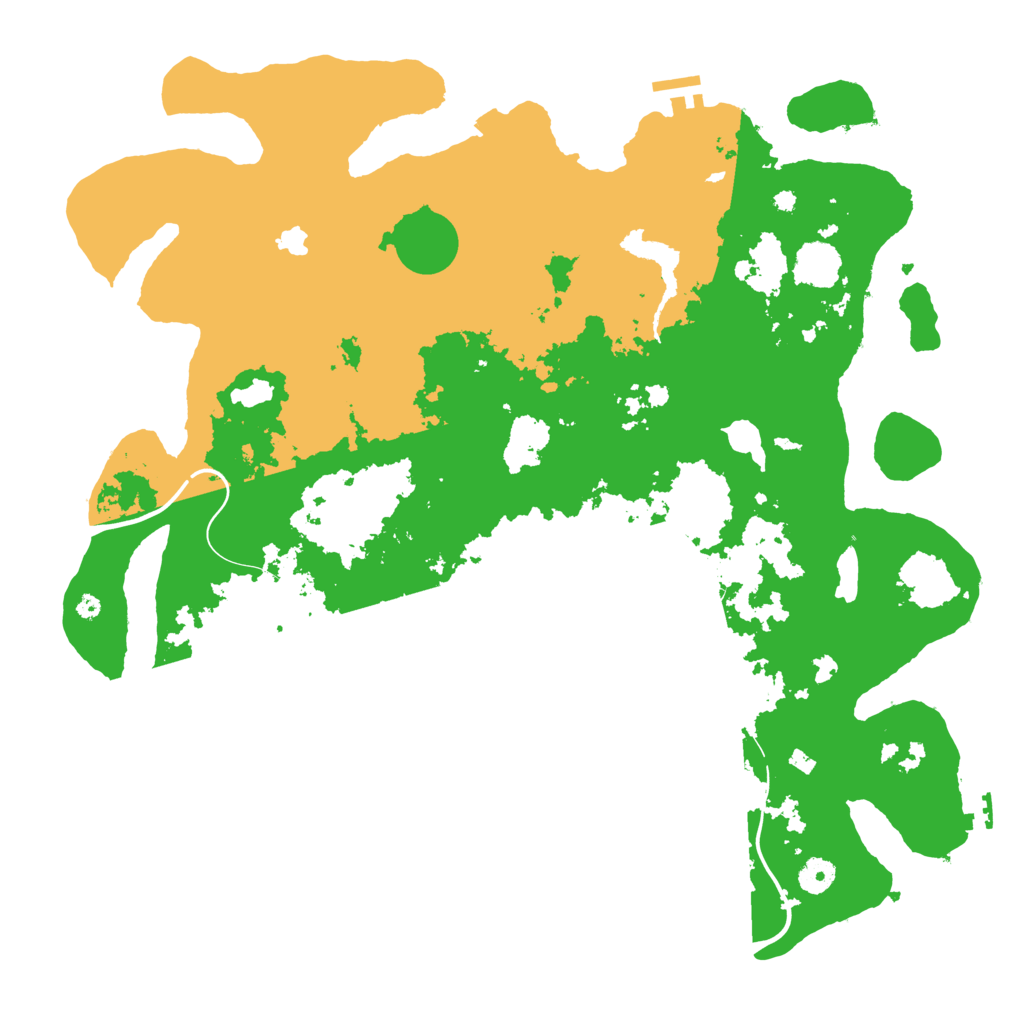 Biome Rust Map: Procedural Map, Size: 4300, Seed: 87178190