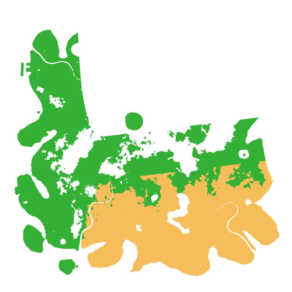 Biome Rust Map: Procedural Map, Size: 4400, Seed: 50985857