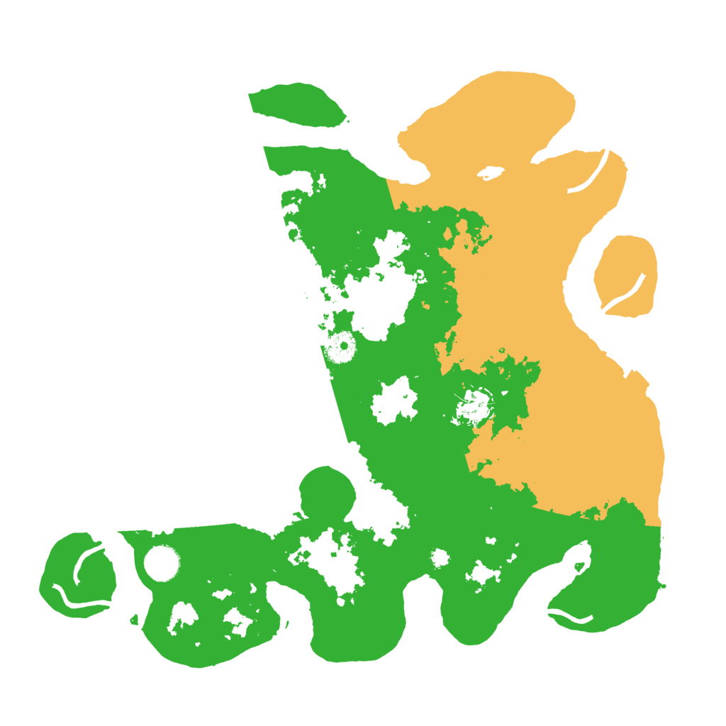 Biome Rust Map: Procedural Map, Size: 3600, Seed: 76817738