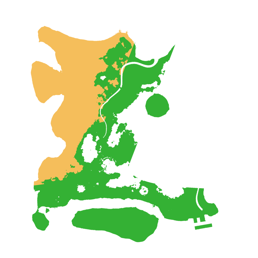 Biome Rust Map: Procedural Map, Size: 3000, Seed: 1673339547