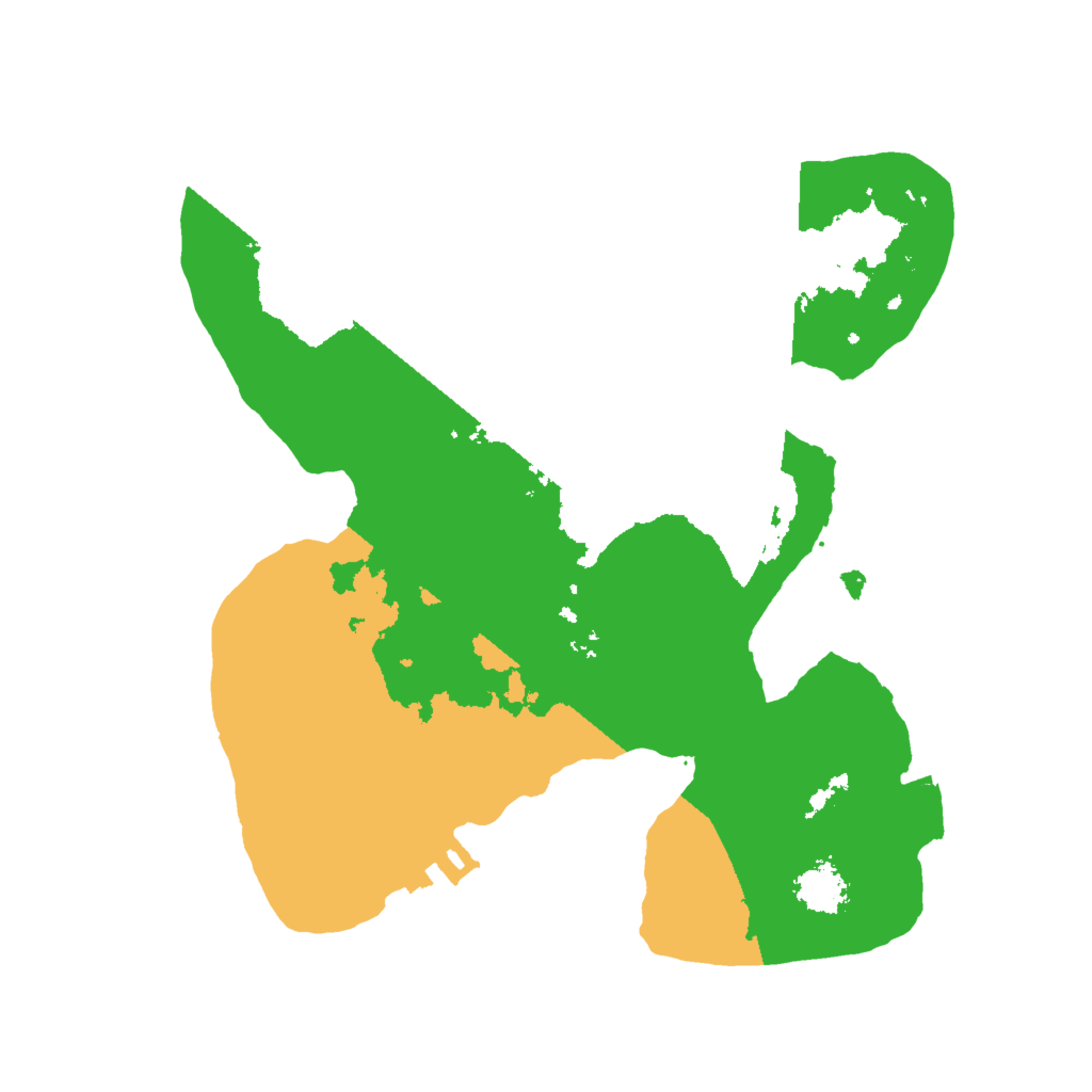 Biome Rust Map: Procedural Map, Size: 2000, Seed: 1672667944