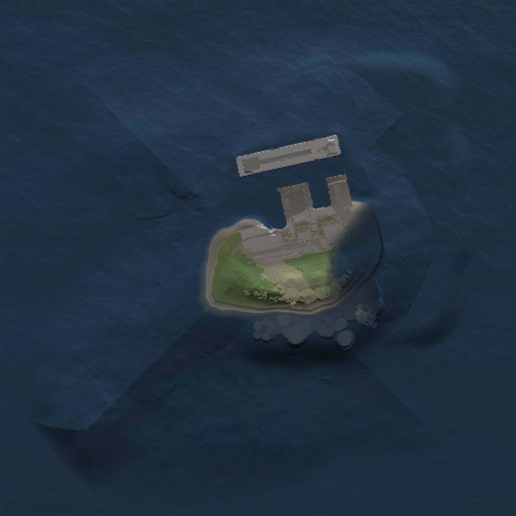 Rust Map: Procedural Map, Size: 1000, Seed: 87152, 2 Monuments