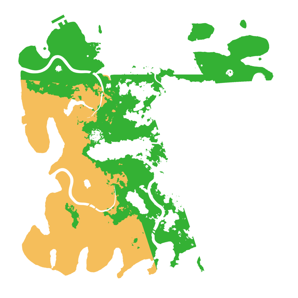 Biome Rust Map: Procedural Map, Size: 4300, Seed: 26848347