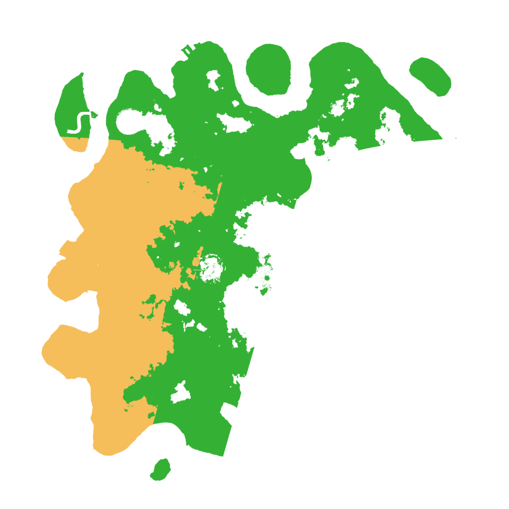 Biome Rust Map: Procedural Map, Size: 3500, Seed: 56582288