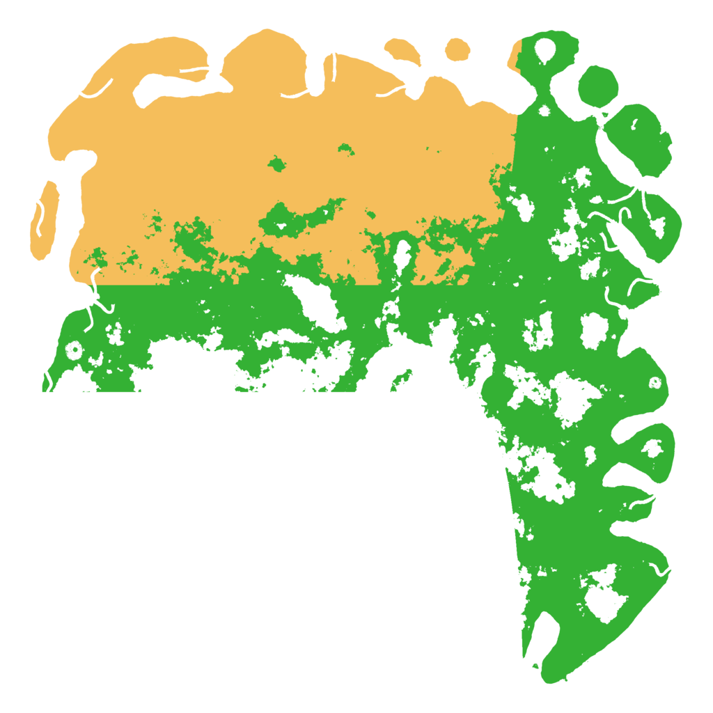 Biome Rust Map: Procedural Map, Size: 6000, Seed: 117887918