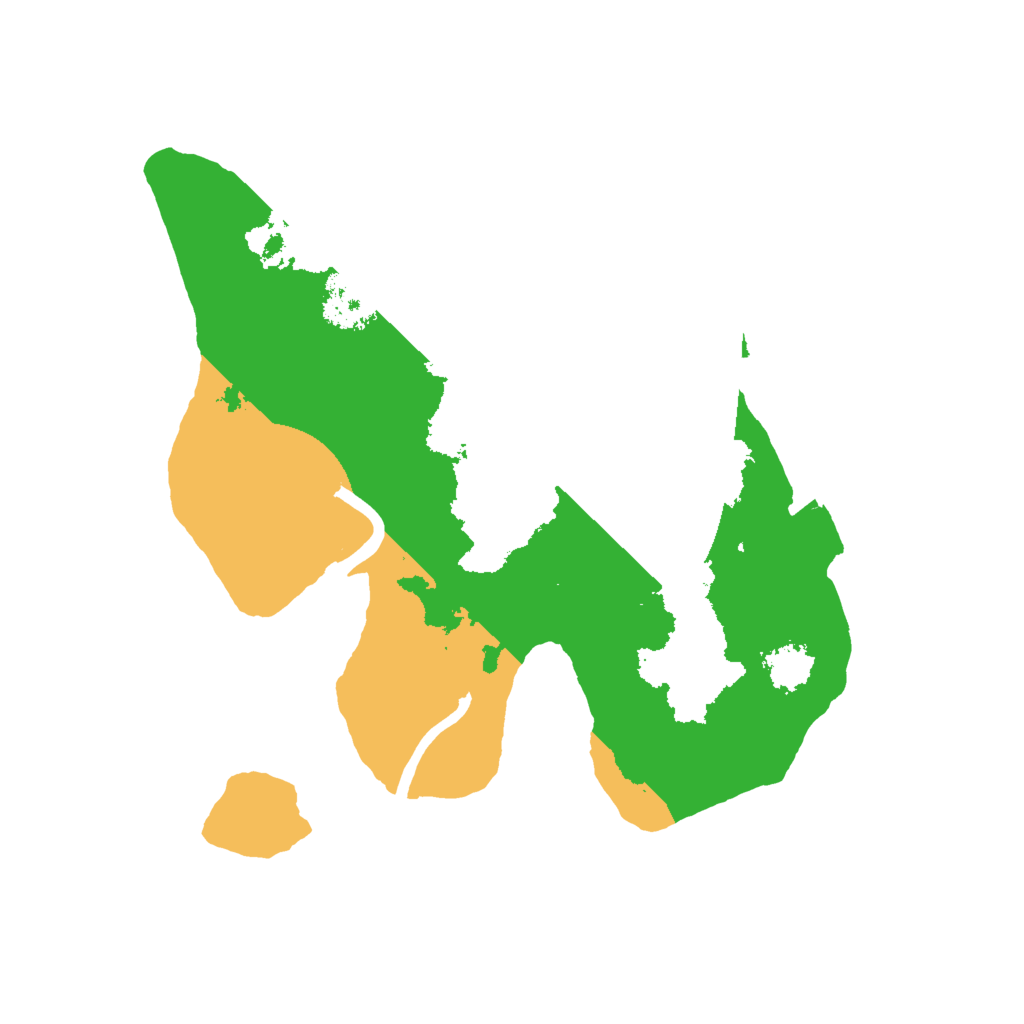 Biome Rust Map: Procedural Map, Size: 2000, Seed: 317008754