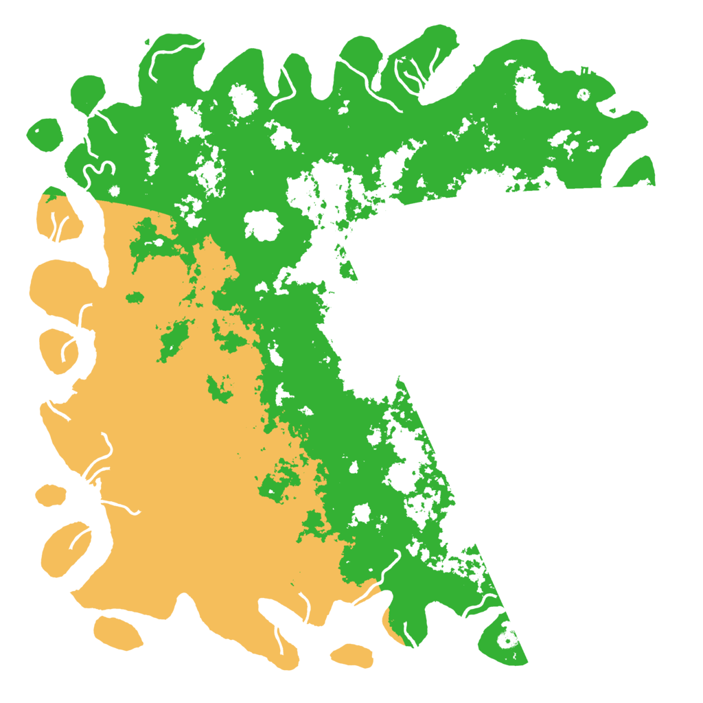 Biome Rust Map: Procedural Map, Size: 6000, Seed: 124547946