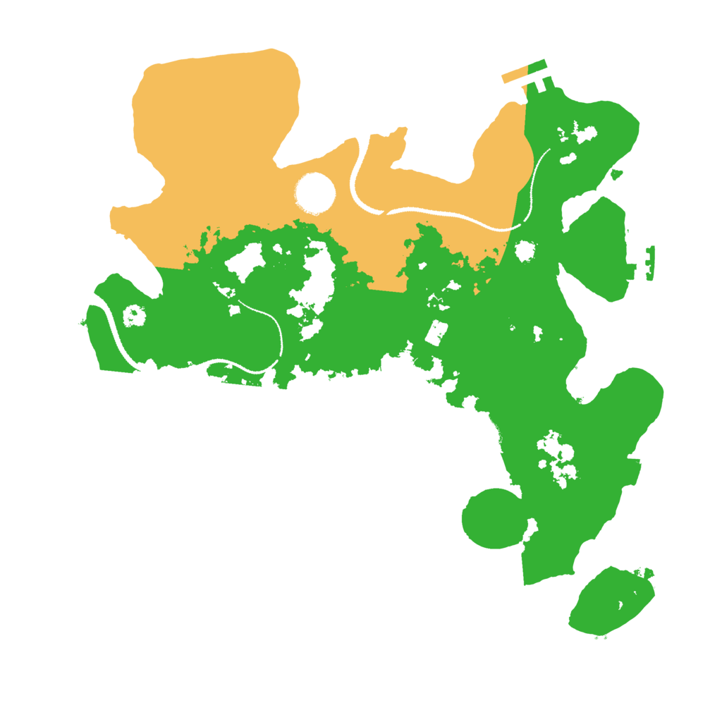 Biome Rust Map: Procedural Map, Size: 3150, Seed: 5346556