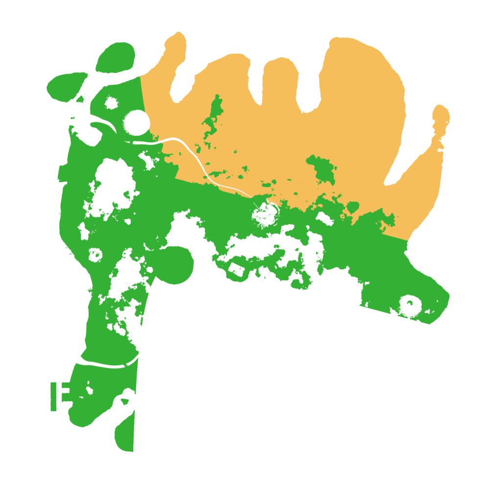 Biome Rust Map: Procedural Map, Size: 3500, Seed: 1768296339