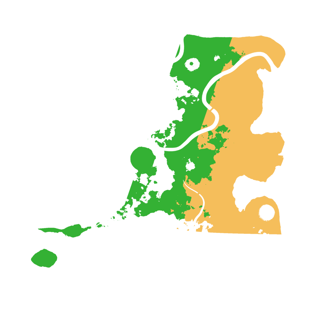 Biome Rust Map: Procedural Map, Size: 3500, Seed: 1241246213