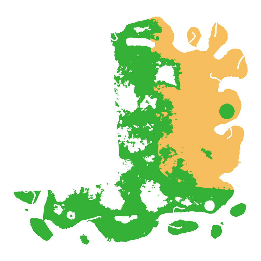 Biome Rust Map: Procedural Map, Size: 4500, Seed: 811627409