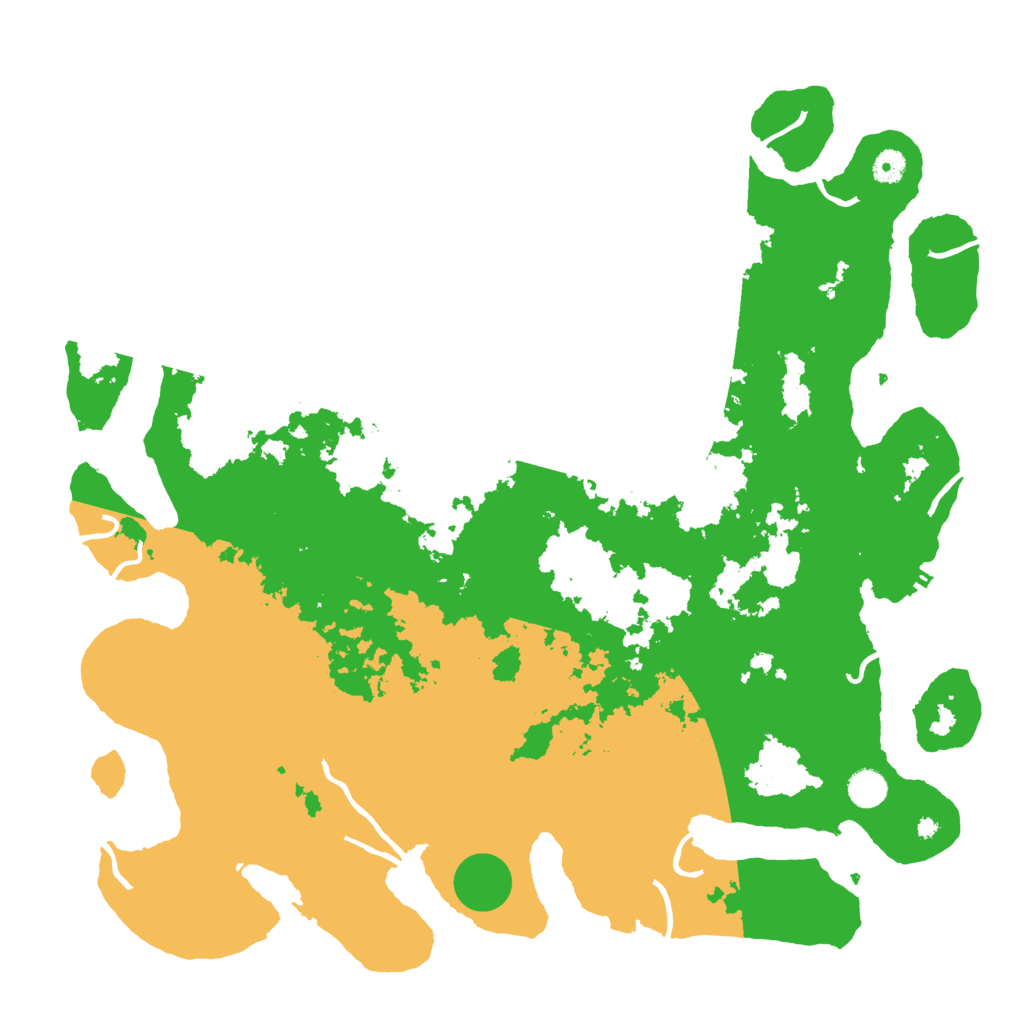 Biome Rust Map: Procedural Map, Size: 4644, Seed: 22000021