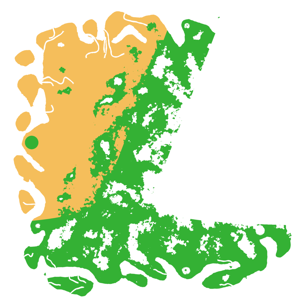Biome Rust Map: Procedural Map, Size: 6000, Seed: 1673339547