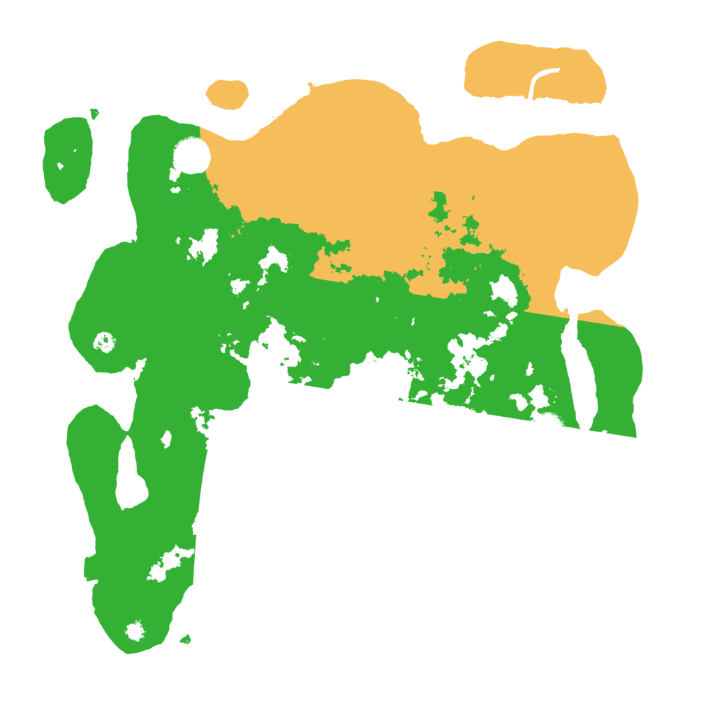 Biome Rust Map: Procedural Map, Size: 3500, Seed: 49476799