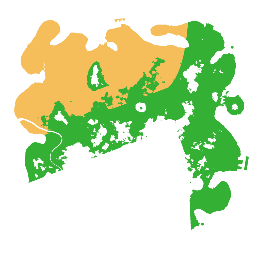 Biome Rust Map: Procedural Map, Size: 3800, Seed: 47409631