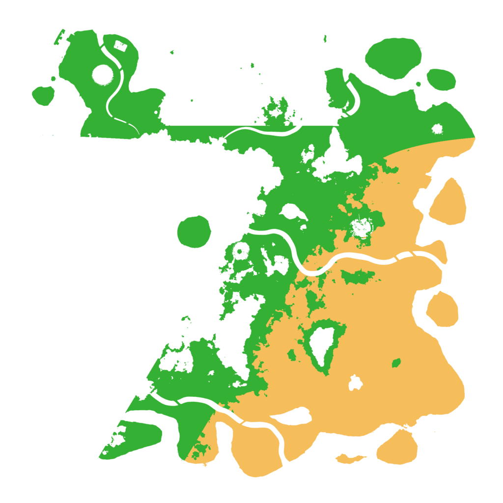 Biome Rust Map: Procedural Map, Size: 4300, Seed: 47472384