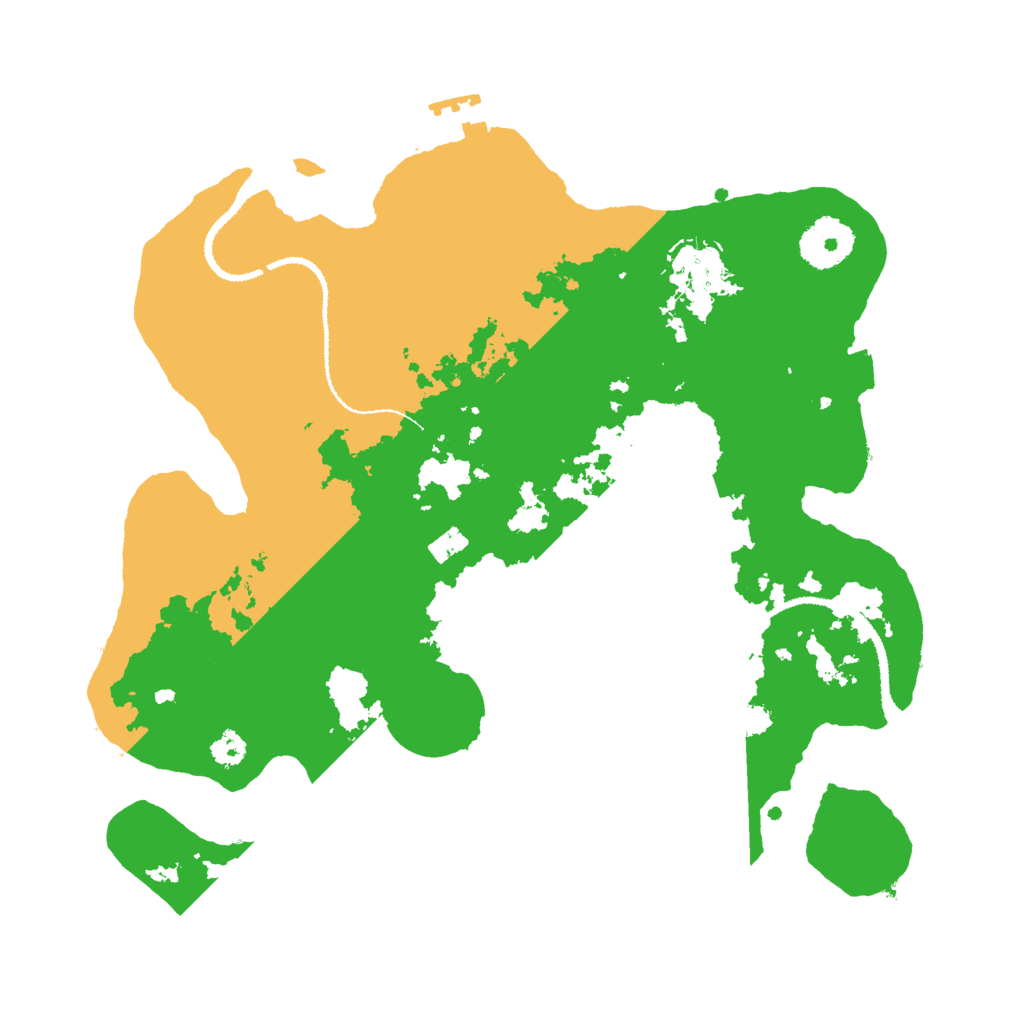 Biome Rust Map: Procedural Map, Size: 3000, Seed: 851594984
