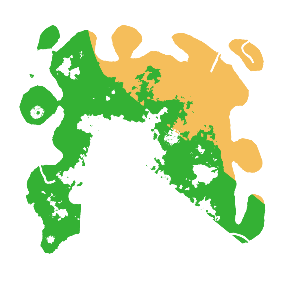 Biome Rust Map: Procedural Map, Size: 3450, Seed: 96199795
