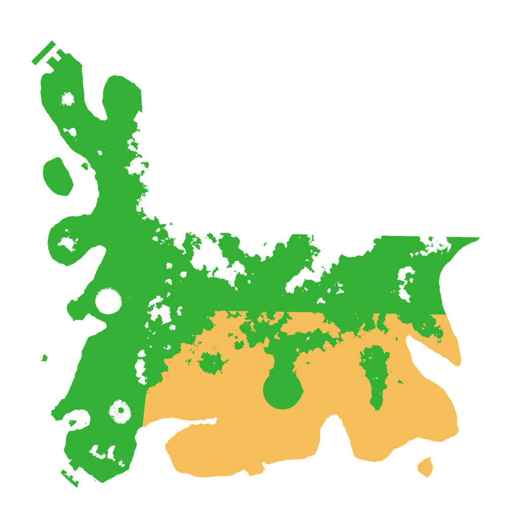 Biome Rust Map: Procedural Map, Size: 3550, Seed: 66652146