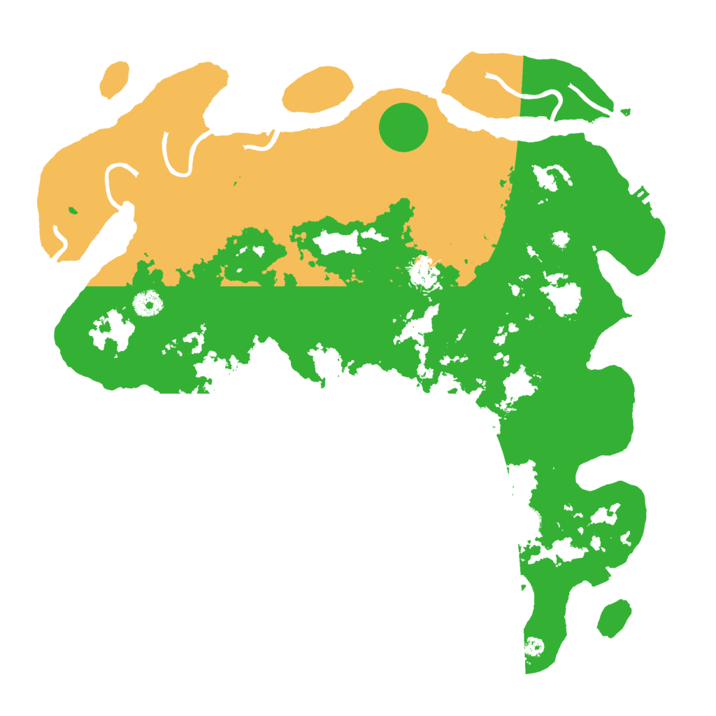 Biome Rust Map: Procedural Map, Size: 3850, Seed: 74370150